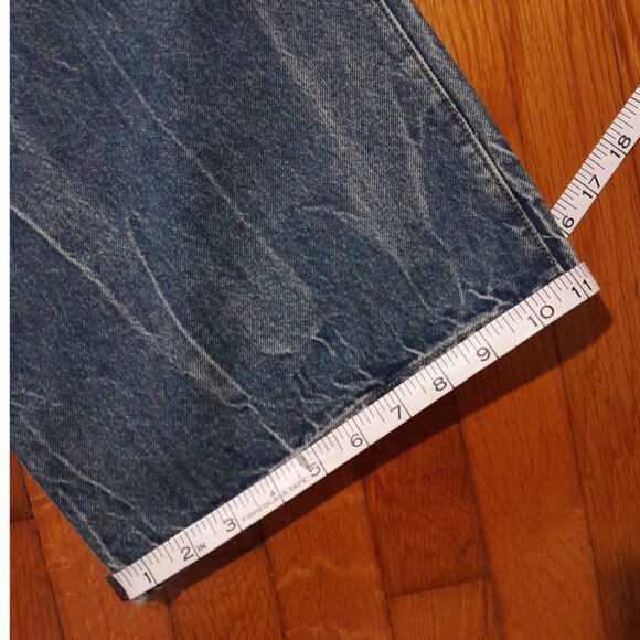 Revice Los Angeles The Plunge Deep Sea 4 Pocket Jumpsuit women's sz 28 Medium - Picture 7 of 12